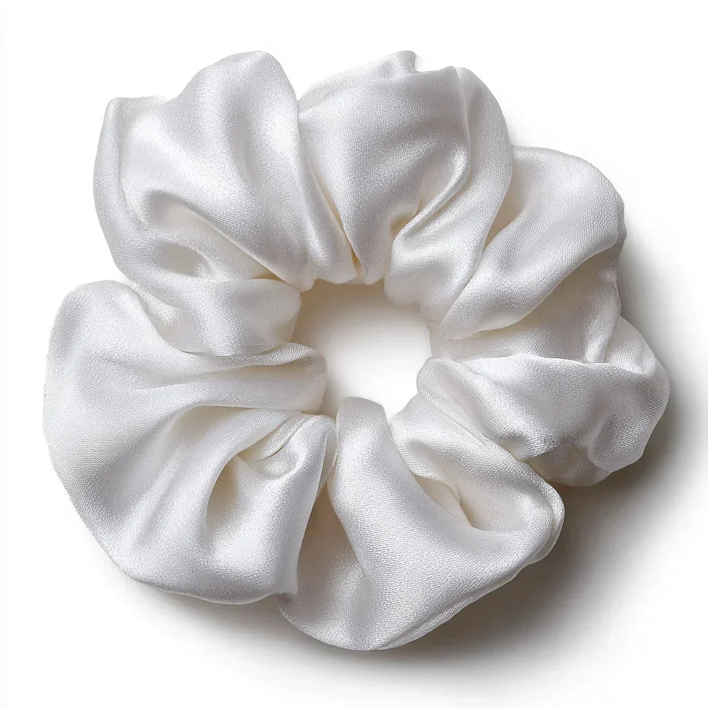 Silk Scrunchie "Ivory"