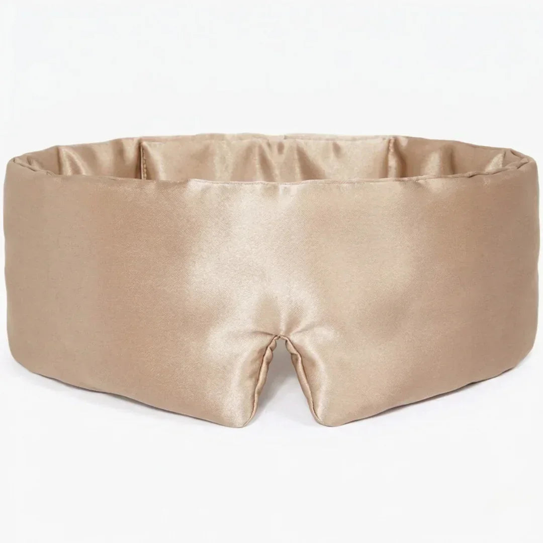Silk Sleep Mask (Grande) - "Champagne"