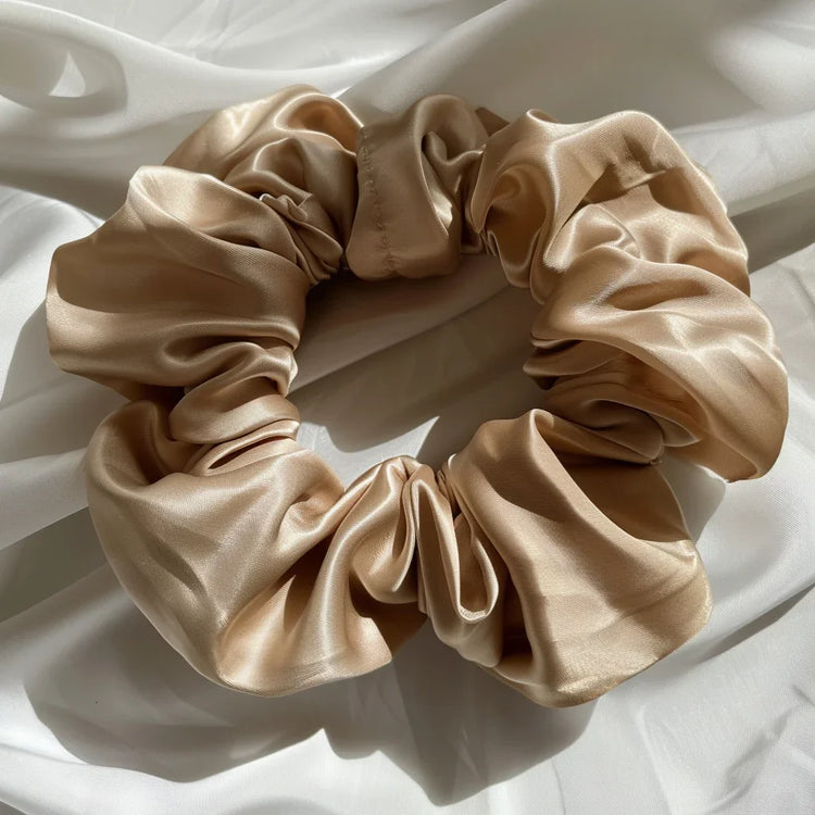Silk scrunchies and hair ties