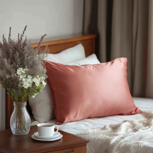 Silk Pillowcase "Terracotta Blush" 50x70 cm