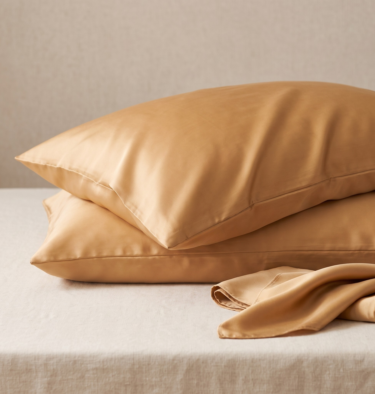 Silk Pillowcase "Desert Gold" 50x70 cm