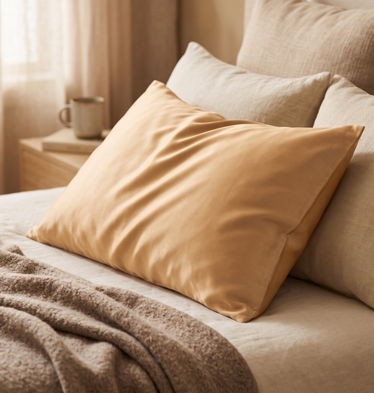 Silk Pillowcase "Desert Gold" 50x70 cm