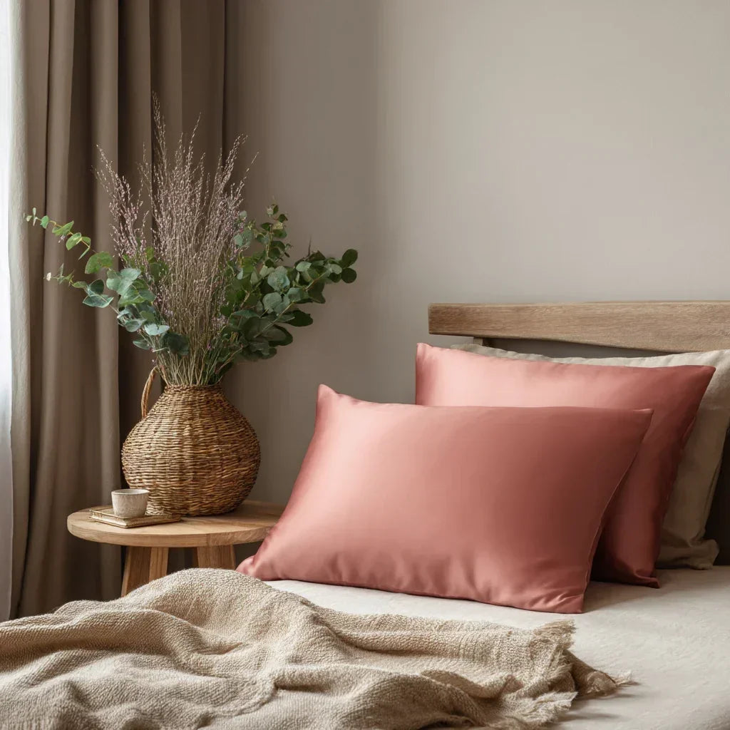 Silk Pillowcase "Terracotta Blush" 50x70 cm