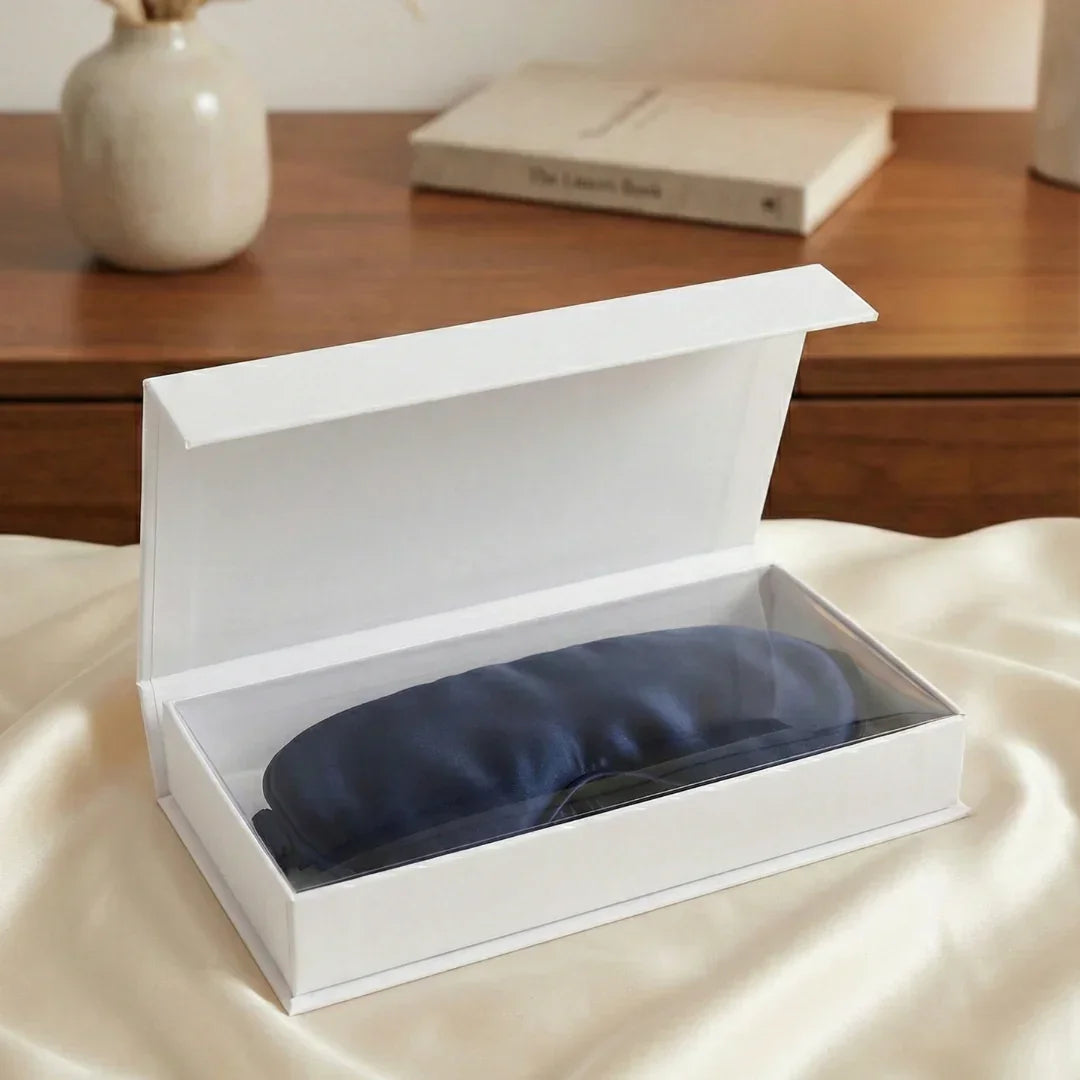 Silk Sleep Mask "Gentle Sapphire"