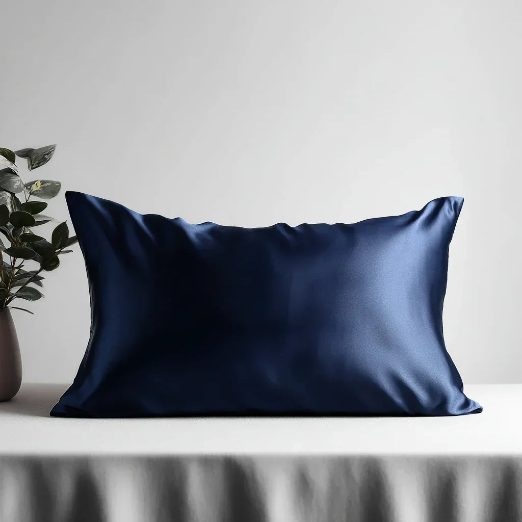 Silk Pillowcase "Gentle Sapphire" 50x70 cm.